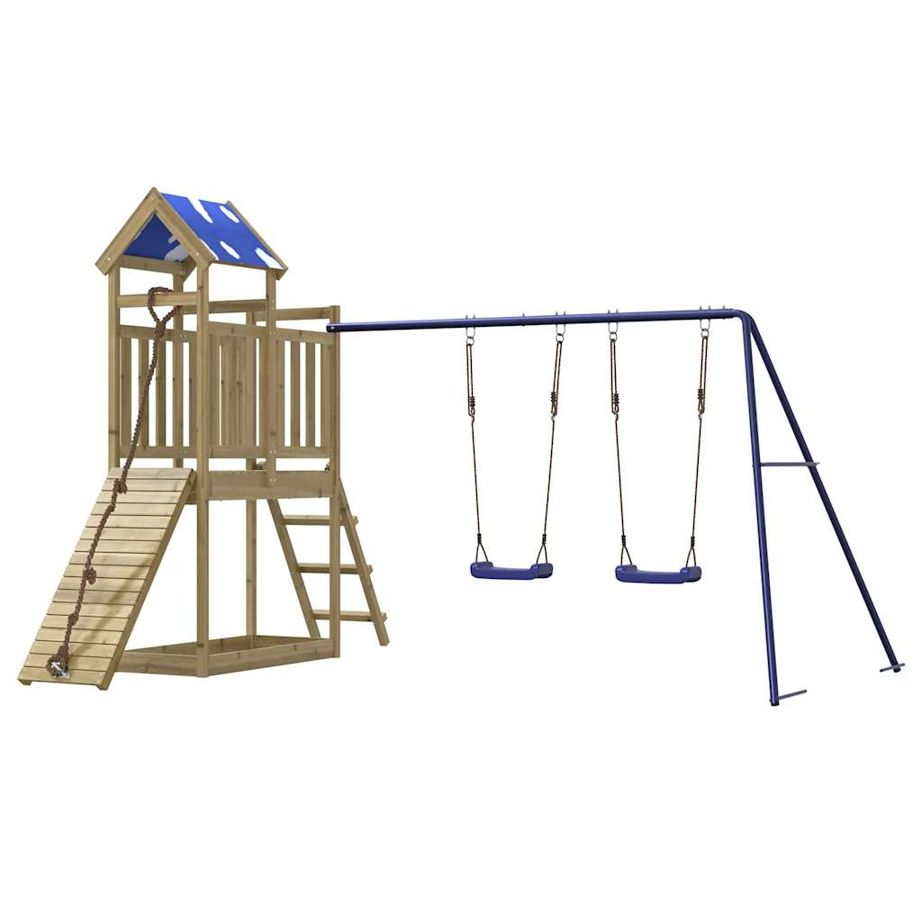 vidaXL Outdoor Playset Impregnated Wood Pine