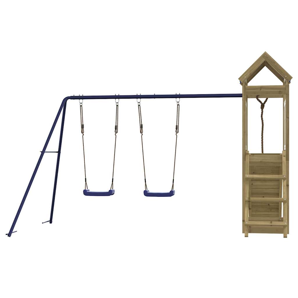 vidaXL Outdoor Playset Impregnated Wood Pine