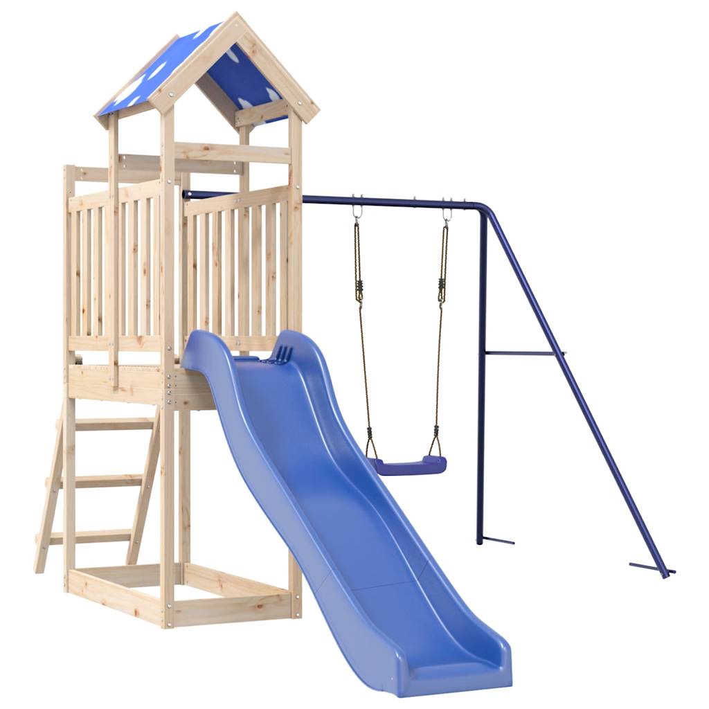 vidaXL Outdoor Playset Solid Wood Pine