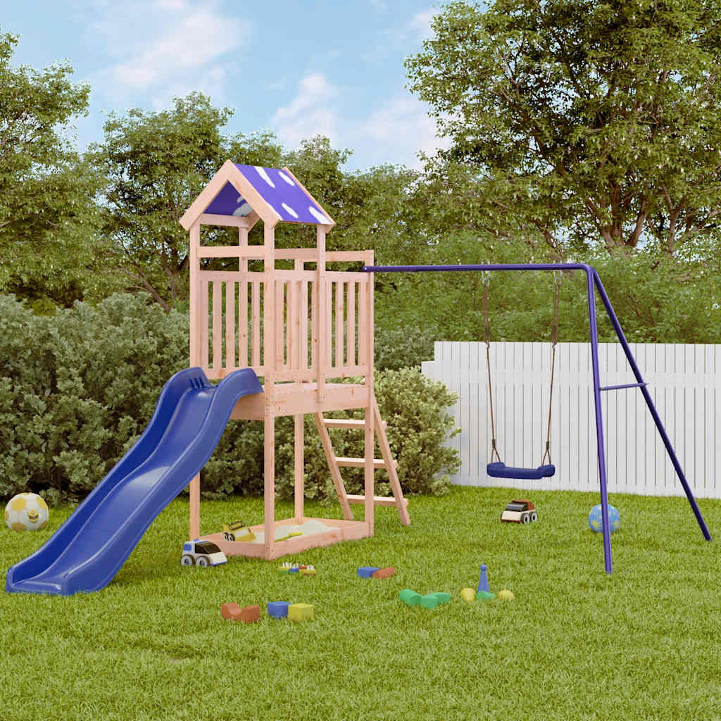 vidaXL Outdoor Playset Solid Wood Douglas