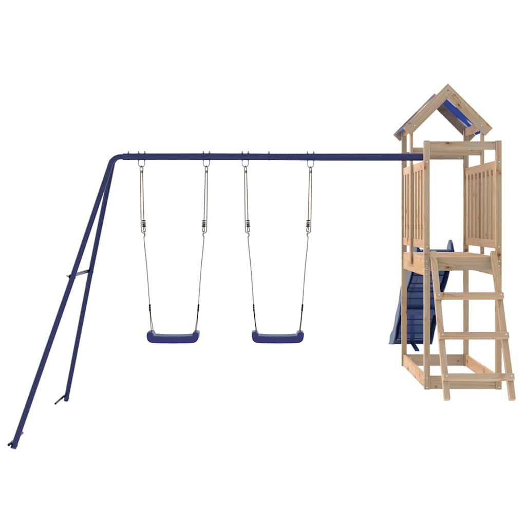 Outdoor Playset Solid Wood Pine