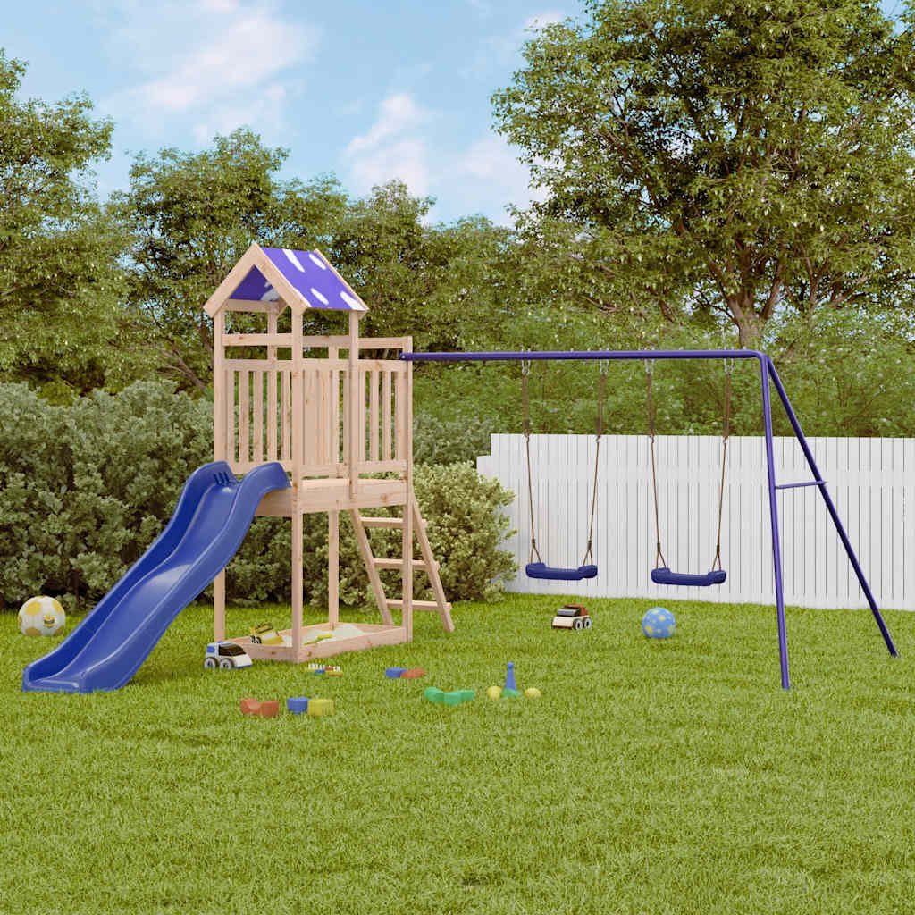 vidaXL Outdoor Playset Solid Wood Pine