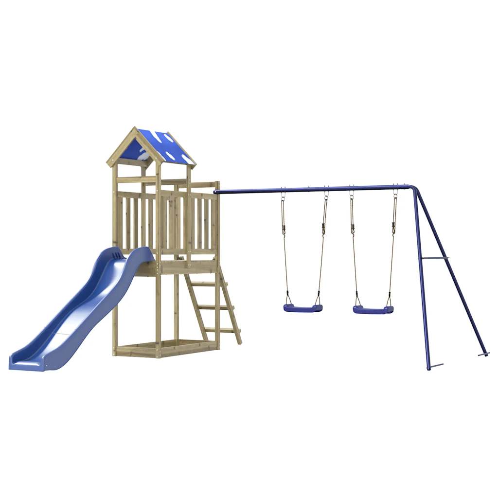 vidaXL Outdoor Playset Impregnated Wood Pine