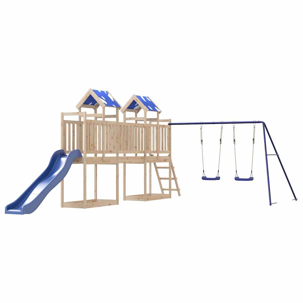 vidaXL Outdoor Playset Solid Wood Pine