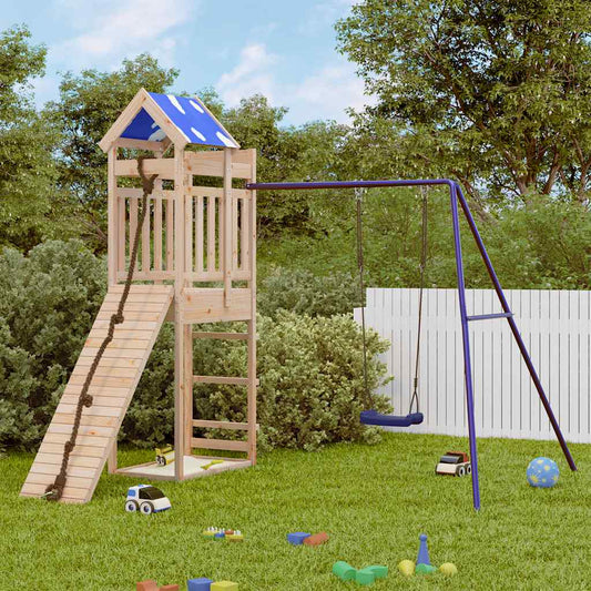 vidaXL Outdoor Playset Solid Wood Pine