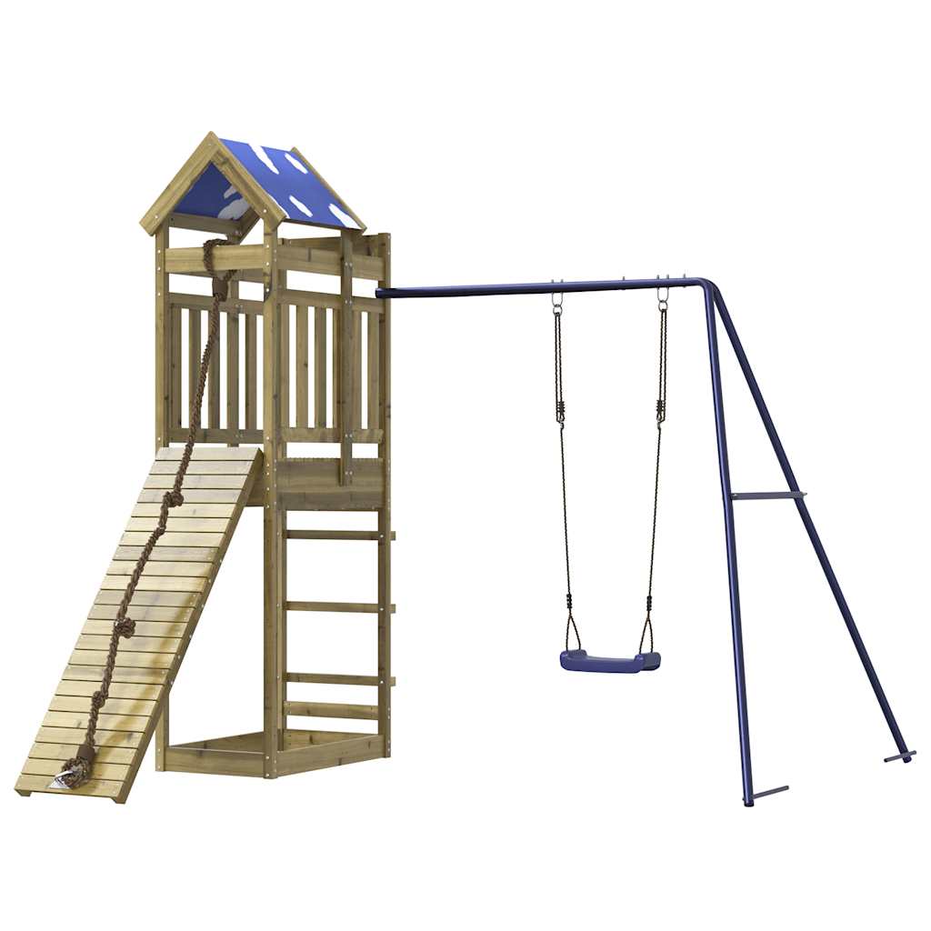 vidaXL Outdoor Playset Impregnated Wood Pine