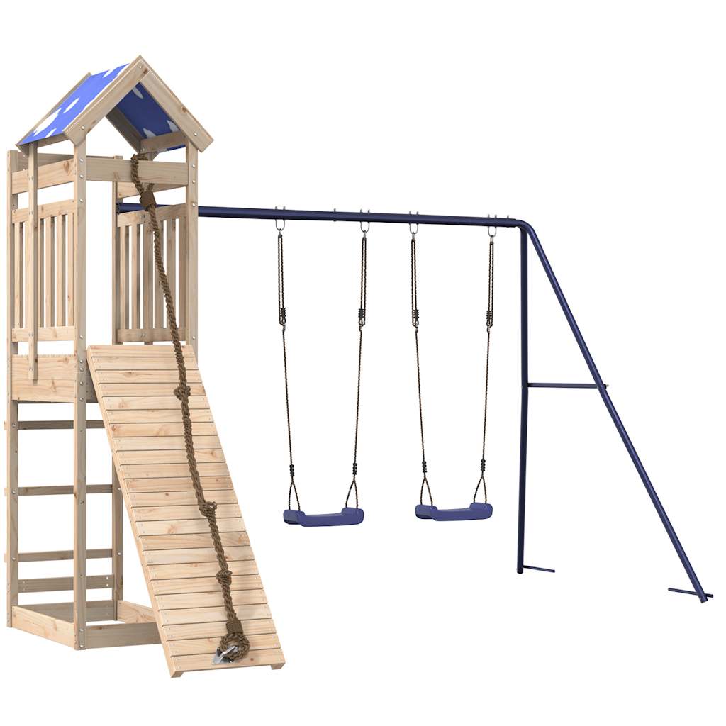 vidaXL Outdoor Playset Solid Wood Pine