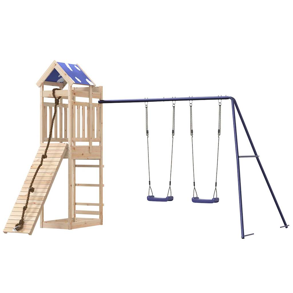 vidaXL Outdoor Playset Solid Wood Pine