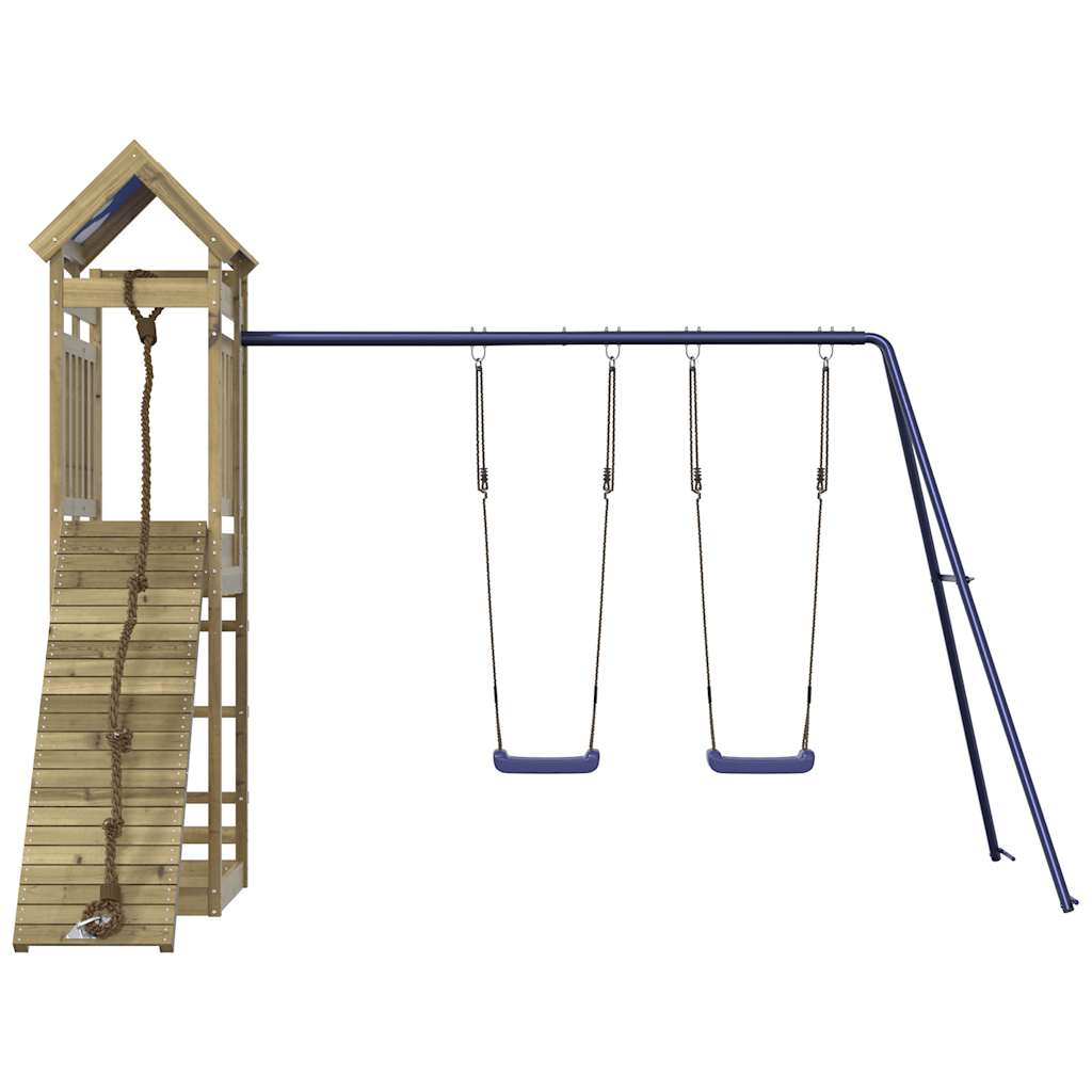 vidaXL Outdoor Playset Impregnated Wood Pine