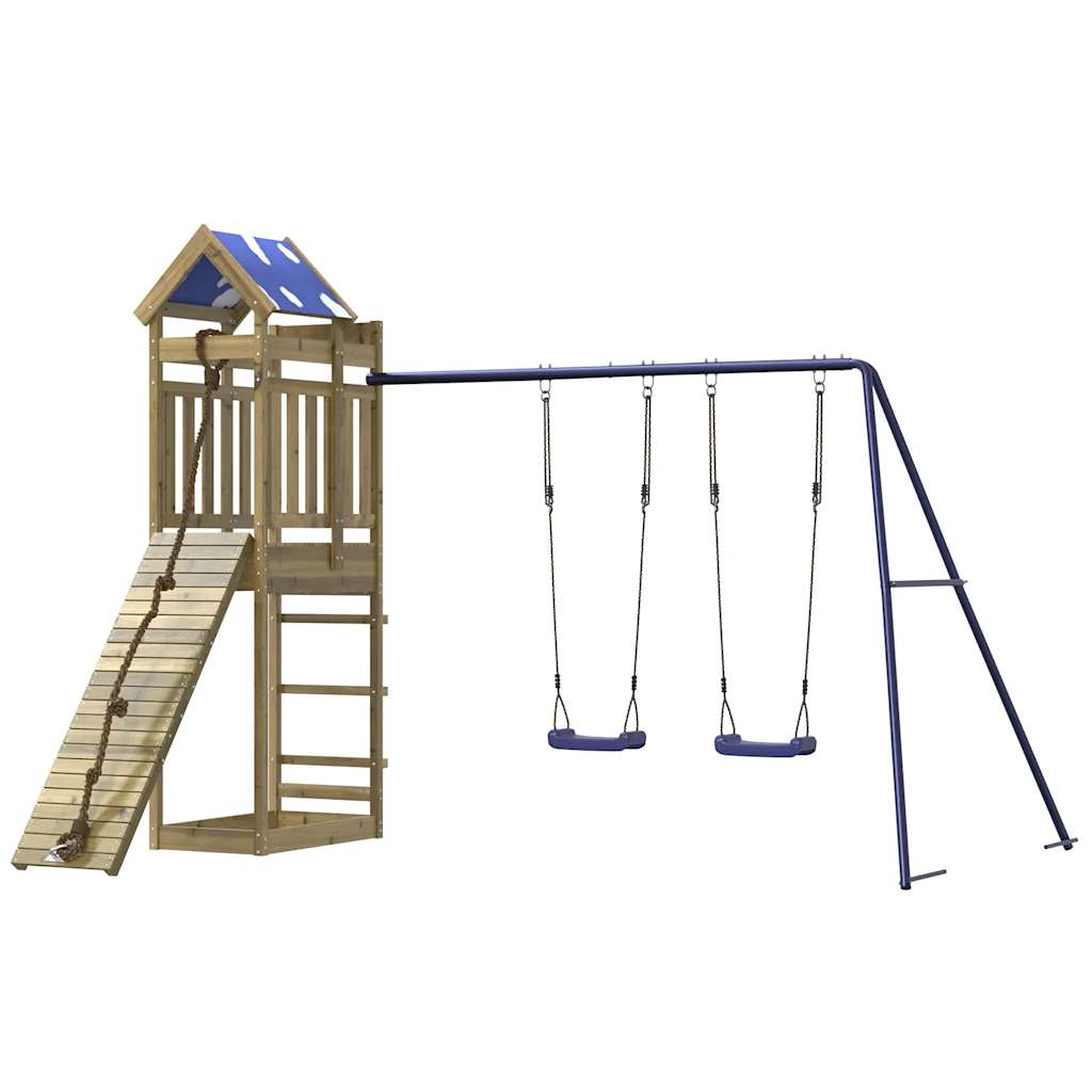 vidaXL Outdoor Playset Impregnated Wood Pine