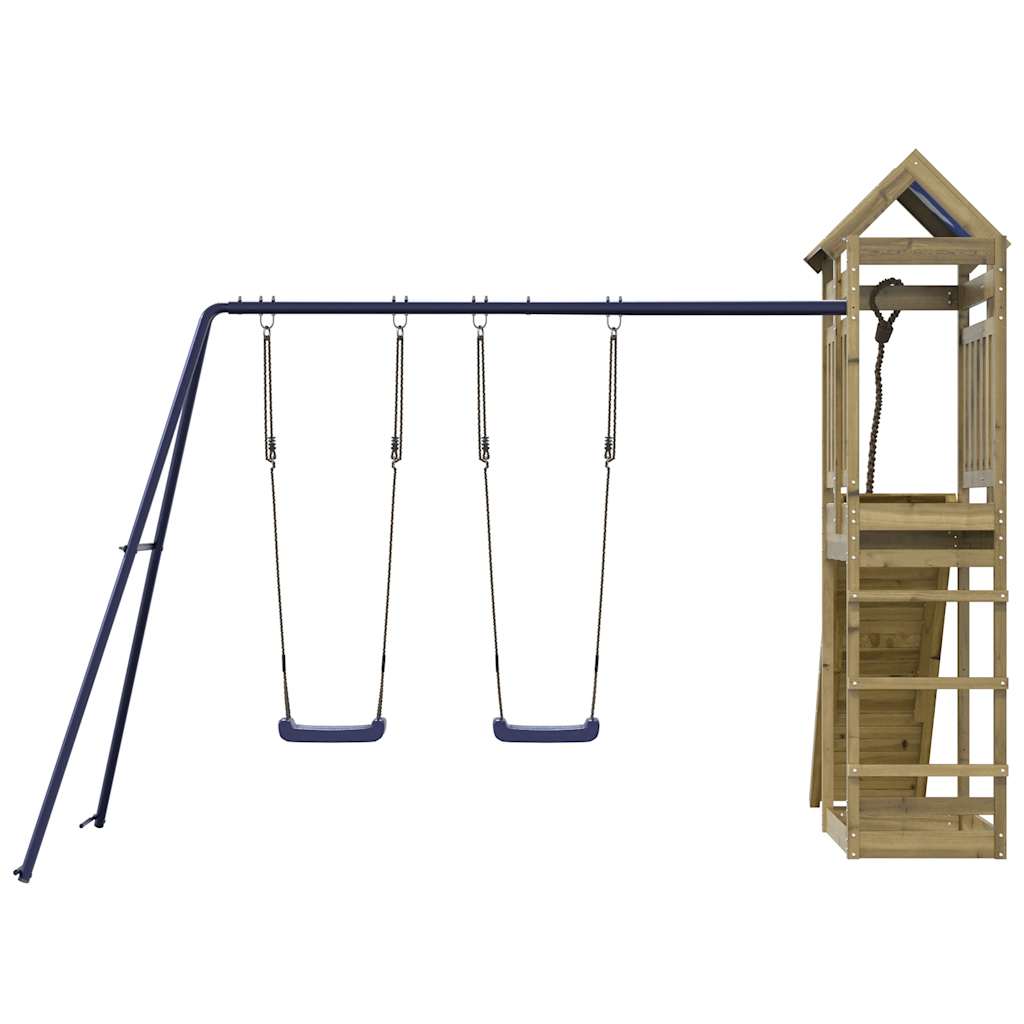 vidaXL Outdoor Playset Impregnated Wood Pine