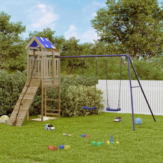 vidaXL Outdoor Playset Impregnated Wood Pine