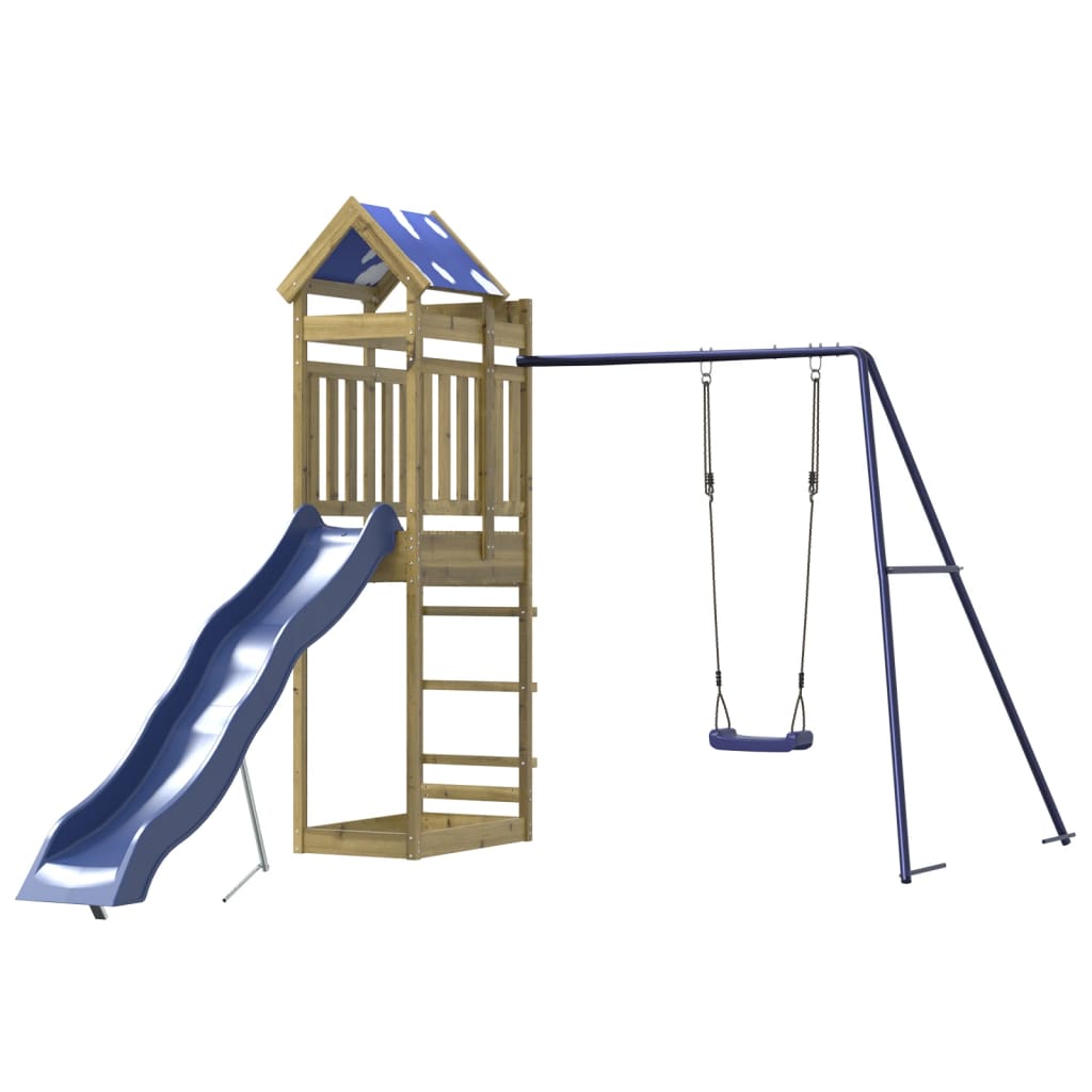 vidaXL Outdoor Playset Impregnated Wood Pine