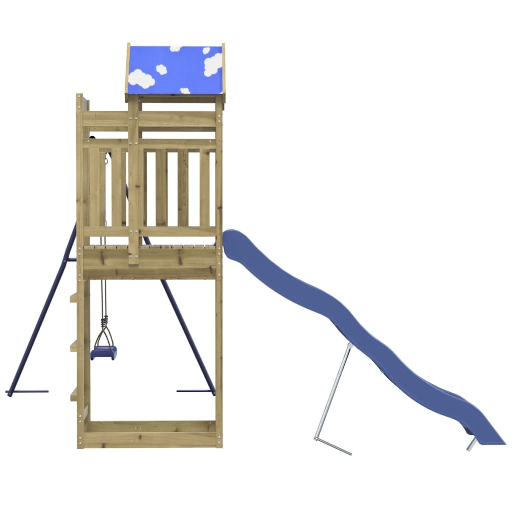 vidaXL Outdoor Playset Impregnated Wood Pine