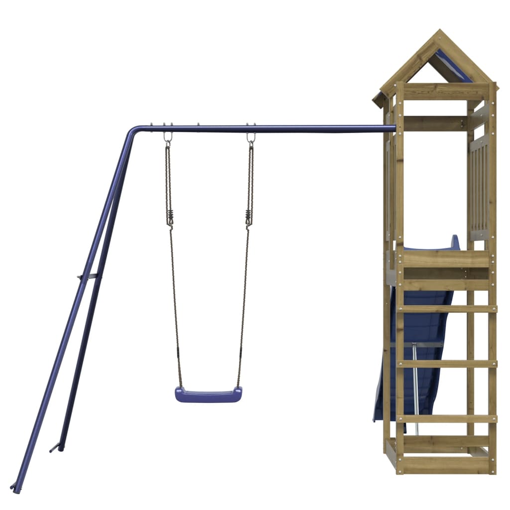 vidaXL Outdoor Playset Impregnated Wood Pine