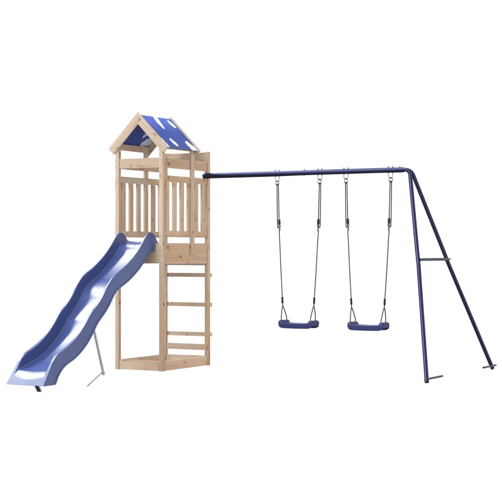 vidaXL Outdoor Playset Solid Wood Pine