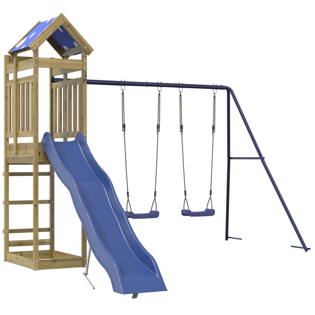 vidaXL Outdoor Playset Impregnated Wood Pine