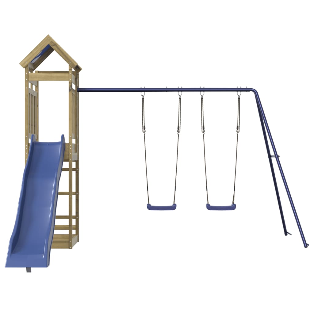 vidaXL Outdoor Playset Impregnated Wood Pine