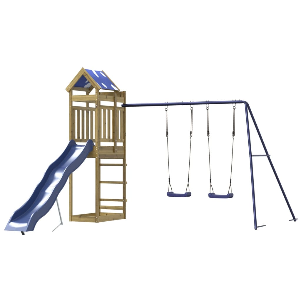 vidaXL Outdoor Playset Impregnated Wood Pine