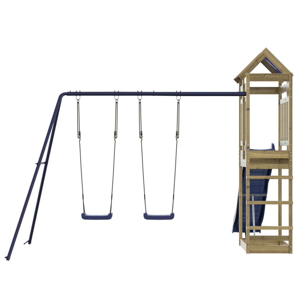 vidaXL Outdoor Playset Impregnated Wood Pine