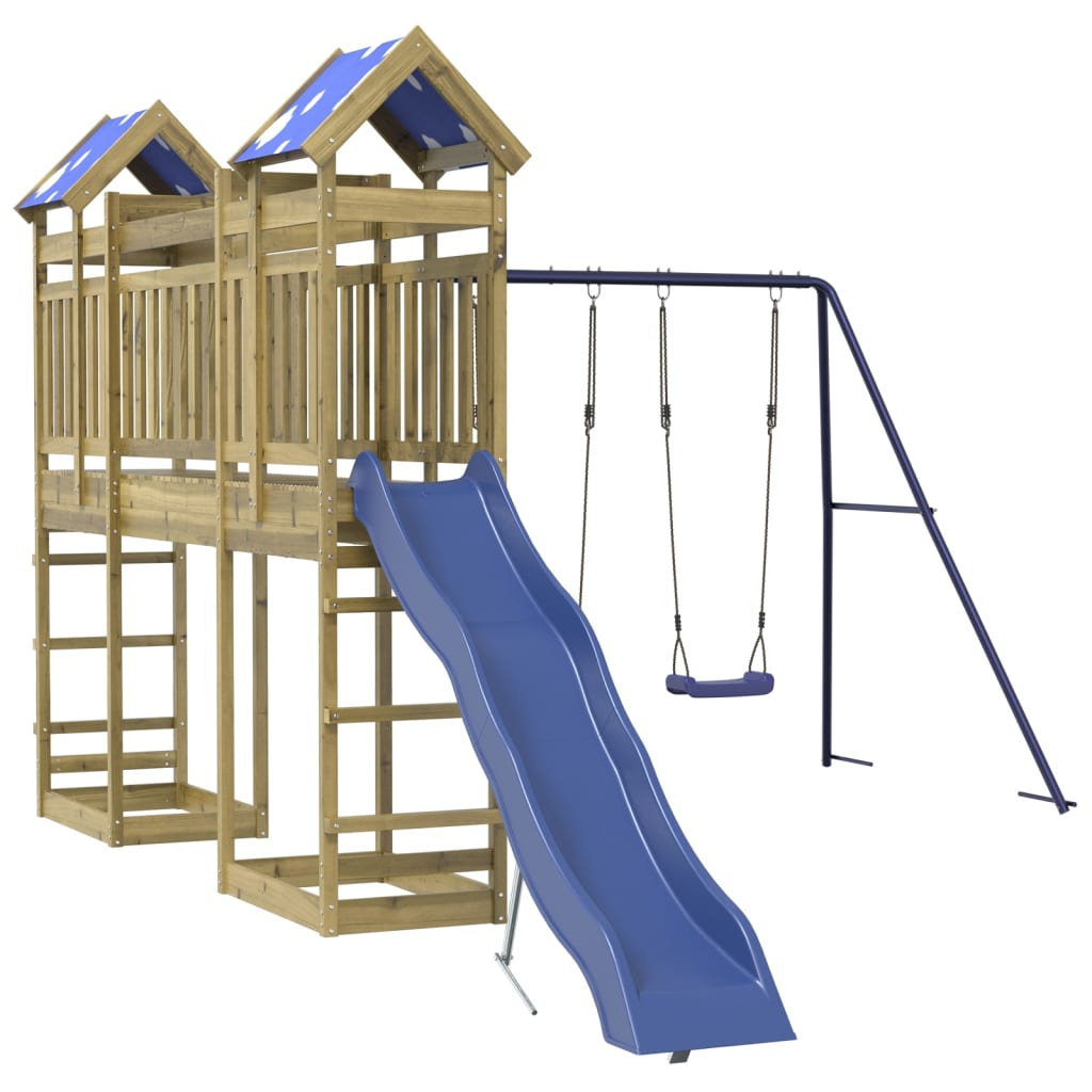 vidaXL Outdoor Playset Impregnated Wood Pine