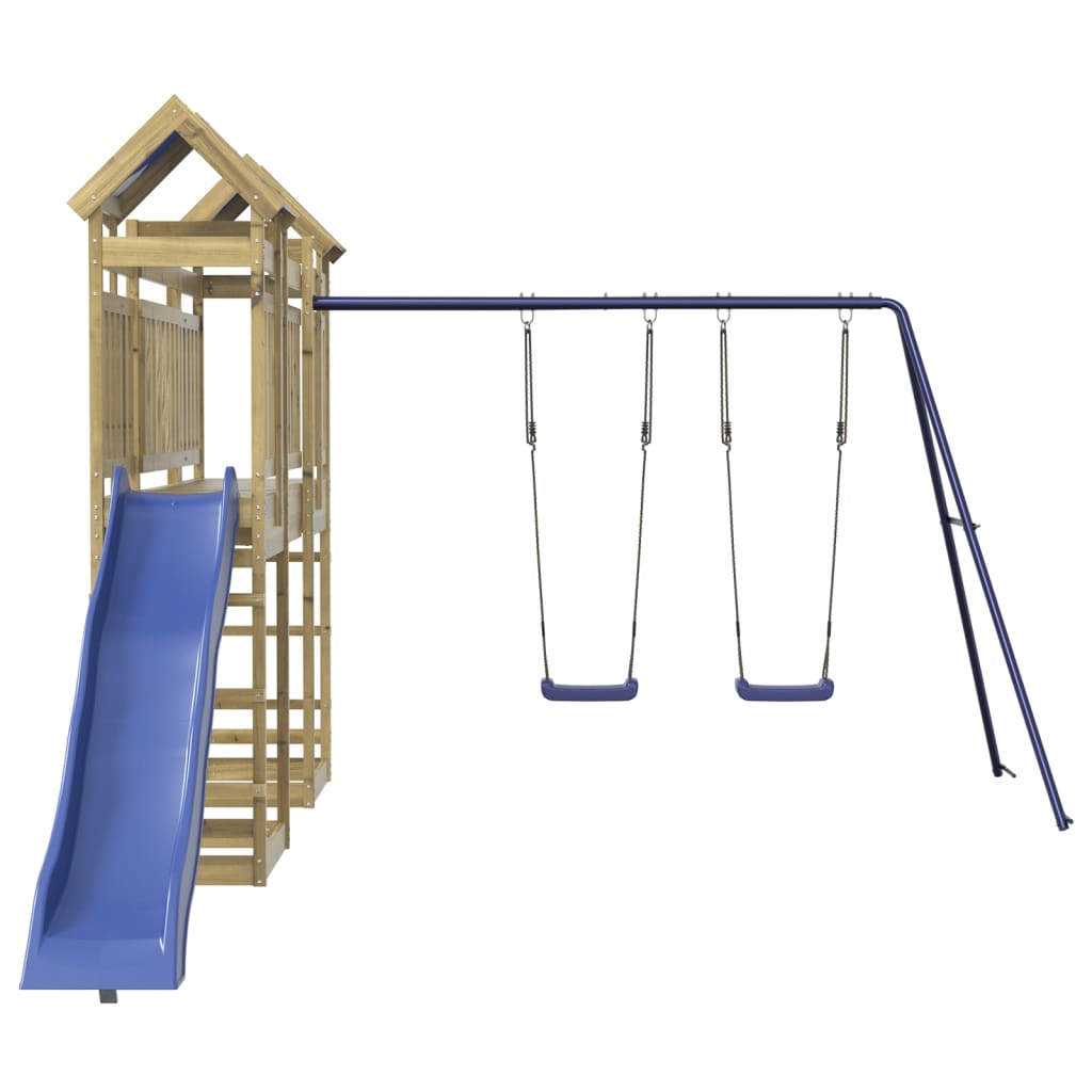 vidaXL Outdoor Playset Impregnated Wood Pine