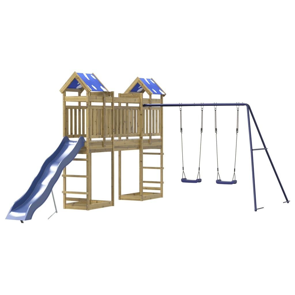 vidaXL Outdoor Playset Impregnated Wood Pine