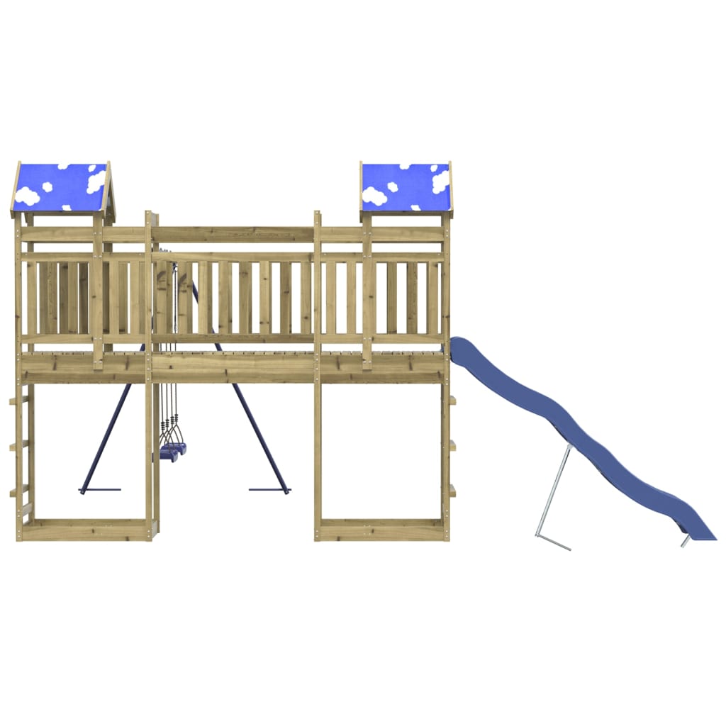 vidaXL Outdoor Playset Impregnated Wood Pine