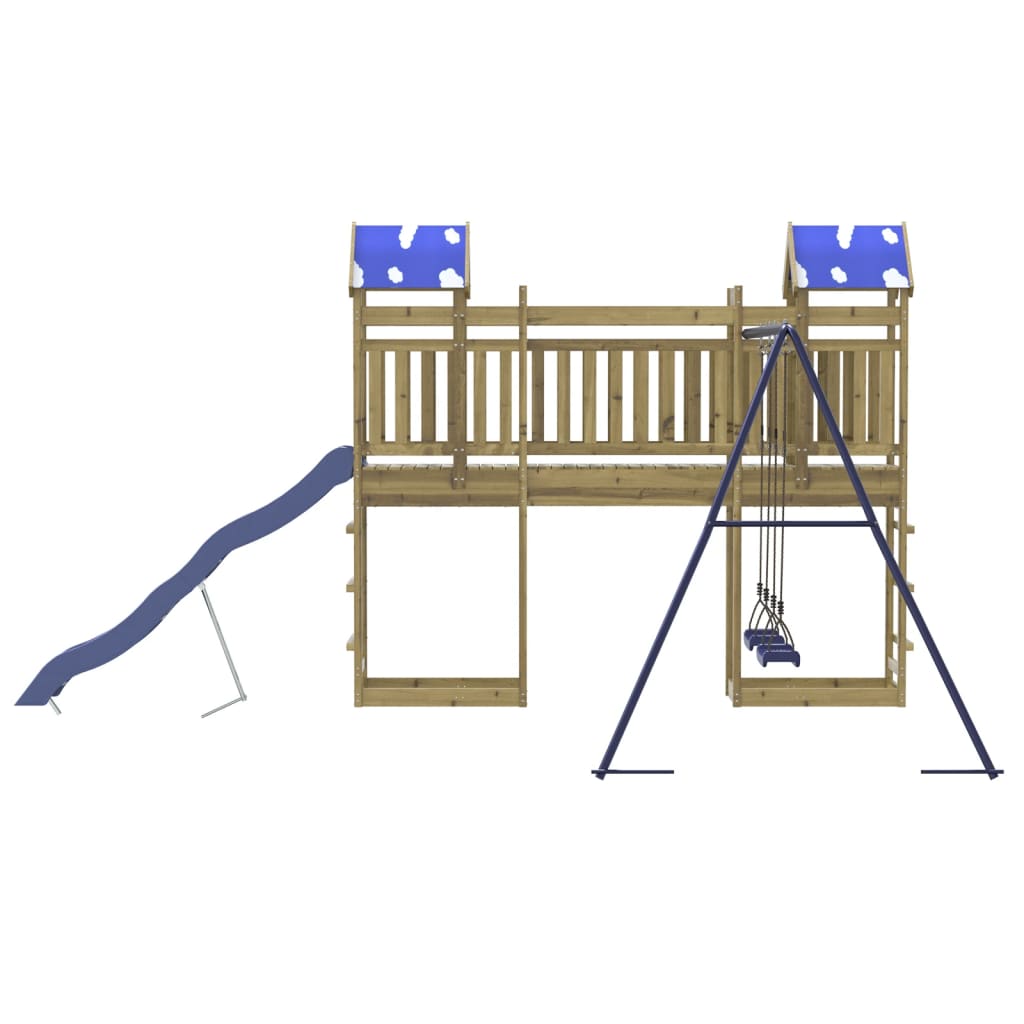 vidaXL Outdoor Playset Impregnated Wood Pine