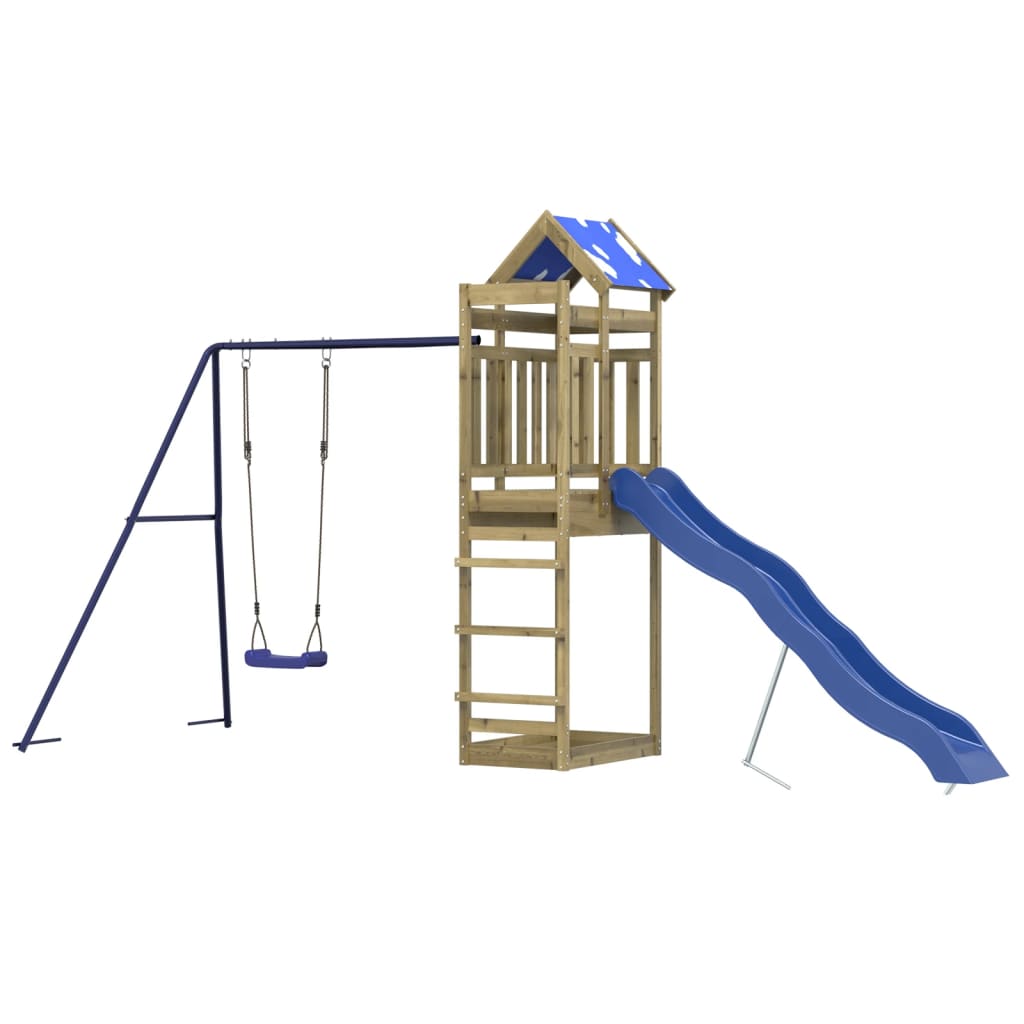 vidaXL Outdoor Playset Impregnated Wood Pine