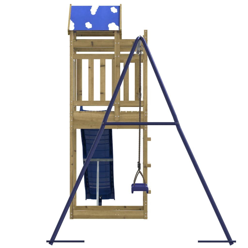 vidaXL Outdoor Playset Impregnated Wood Pine