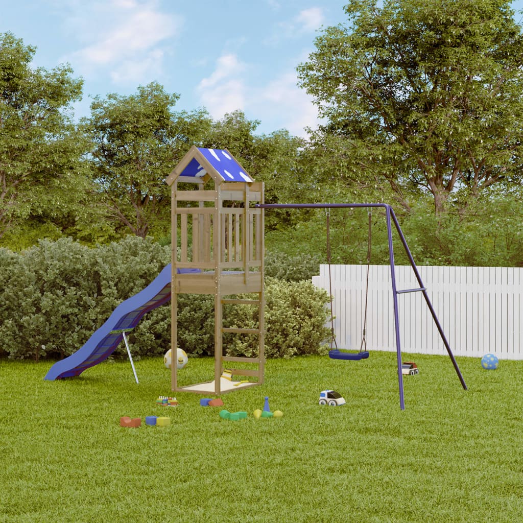 vidaXL Outdoor Playset Impregnated Wood Pine