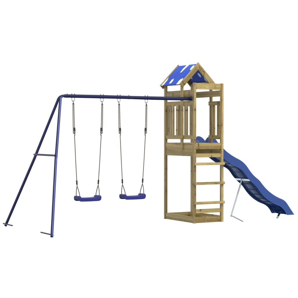 vidaXL Outdoor Playset Impregnated Wood Pine