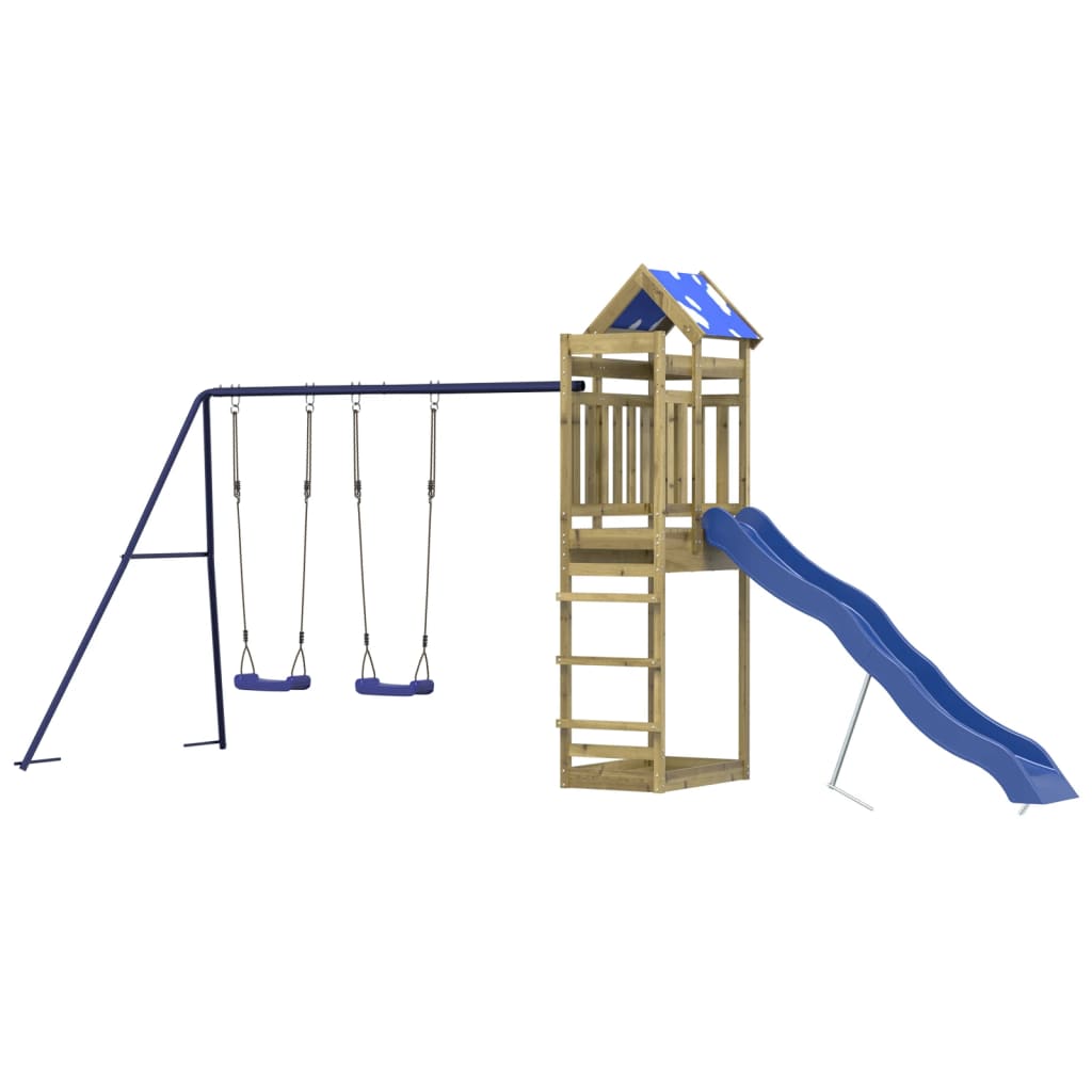 vidaXL Outdoor Playset Impregnated Wood Pine