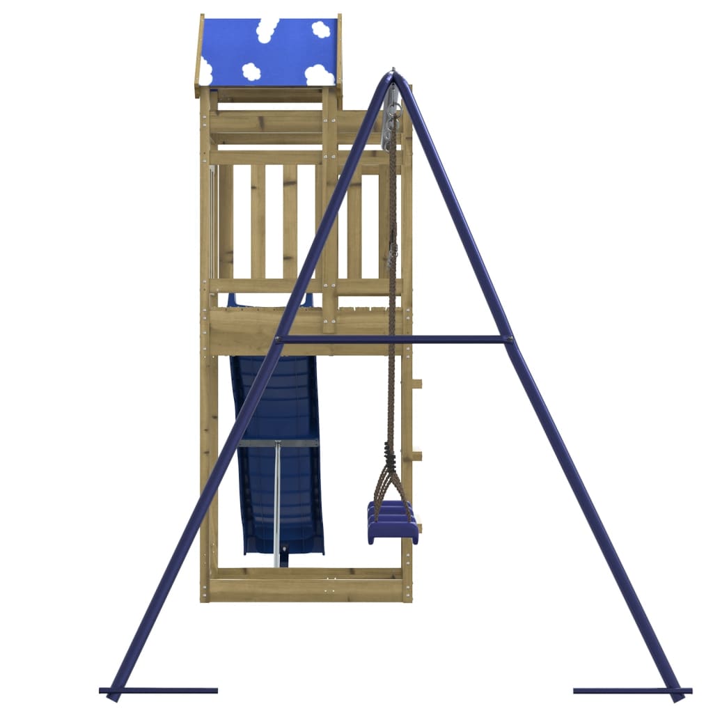 vidaXL Outdoor Playset Impregnated Wood Pine