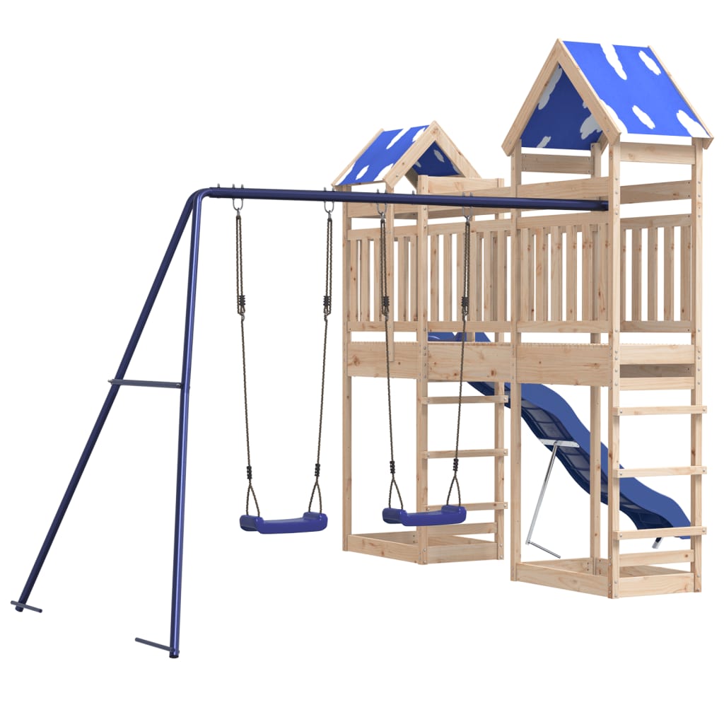 vidaXL Outdoor Playset Solid Wood Pine