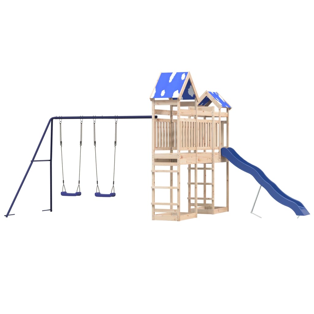 vidaXL Outdoor Playset Solid Wood Pine