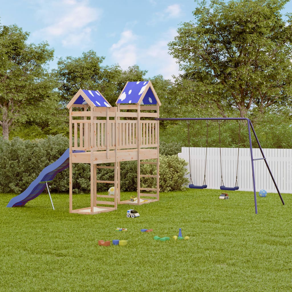 vidaXL Outdoor Playset Solid Wood Pine