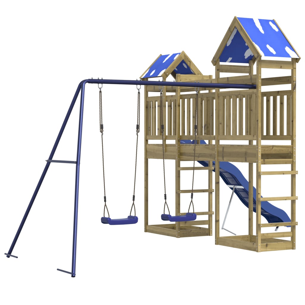 vidaXL Outdoor Playset Impregnated Wood Pine