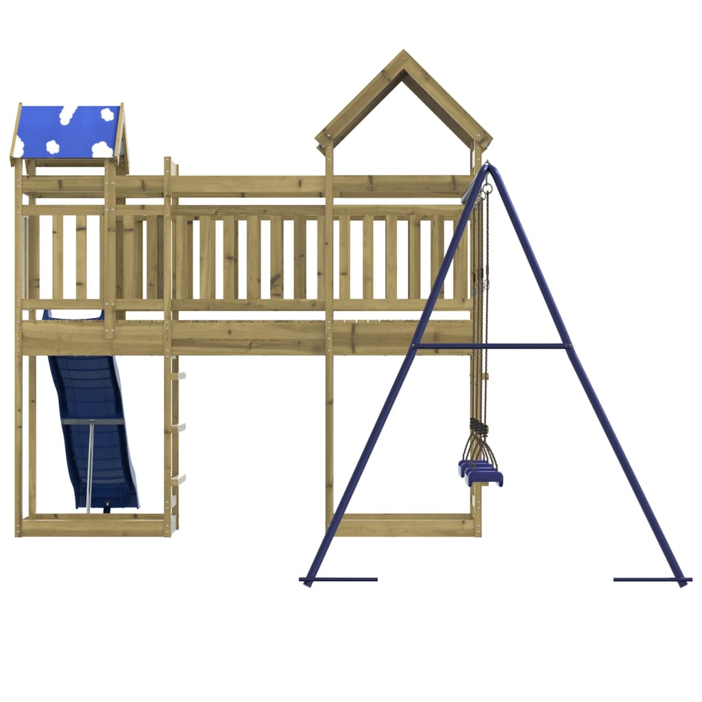 vidaXL Outdoor Playset Impregnated Wood Pine