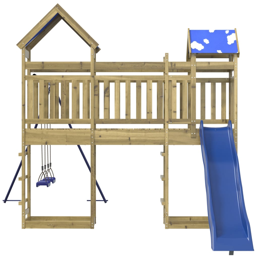 vidaXL Outdoor Playset Impregnated Wood Pine