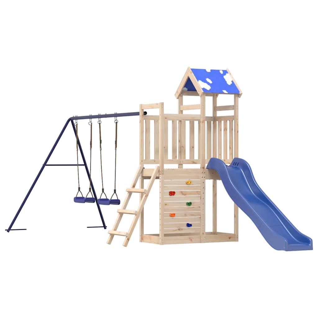 vidaXL Outdoor Playset Solid Wood Pine