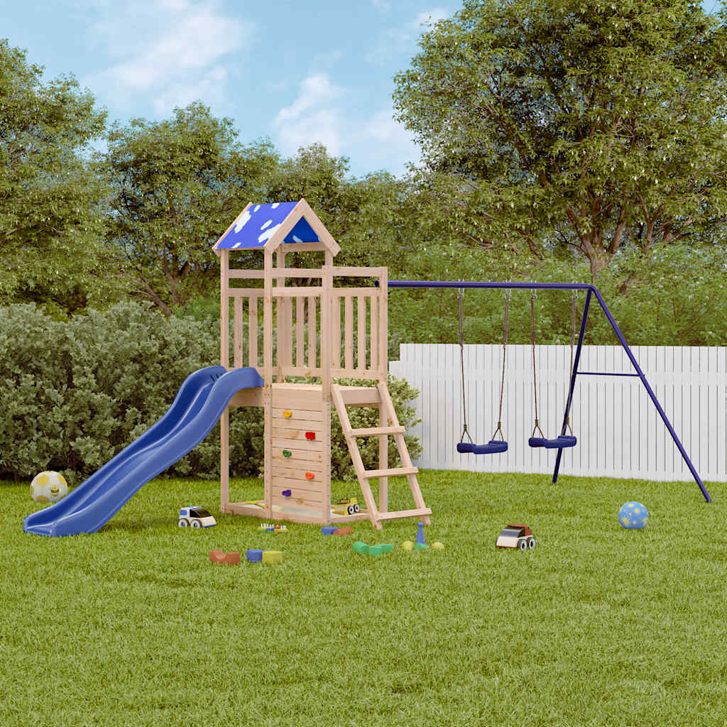 vidaXL Outdoor Playset Solid Wood Pine