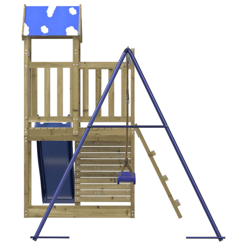 vidaXL Outdoor Playset Impregnated Wood Pine