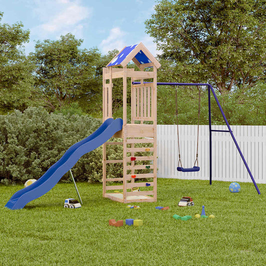 vidaXL Outdoor Playset Solid Wood Pine