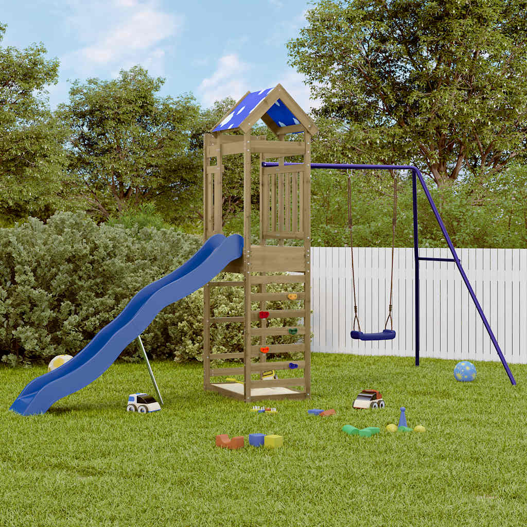 vidaXL Outdoor Playset Impregnated Wood Pine