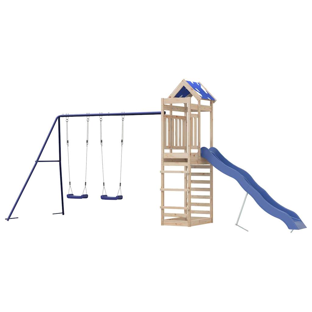 vidaXL Outdoor Playset Solid Wood Pine