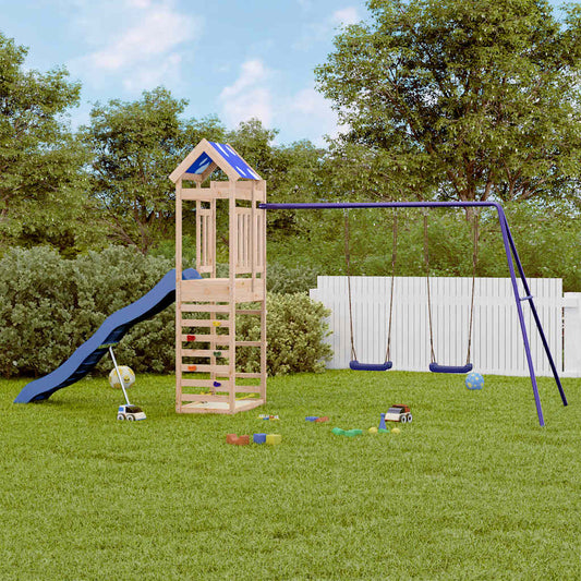 Outdoor Playset Solid Wood Pine