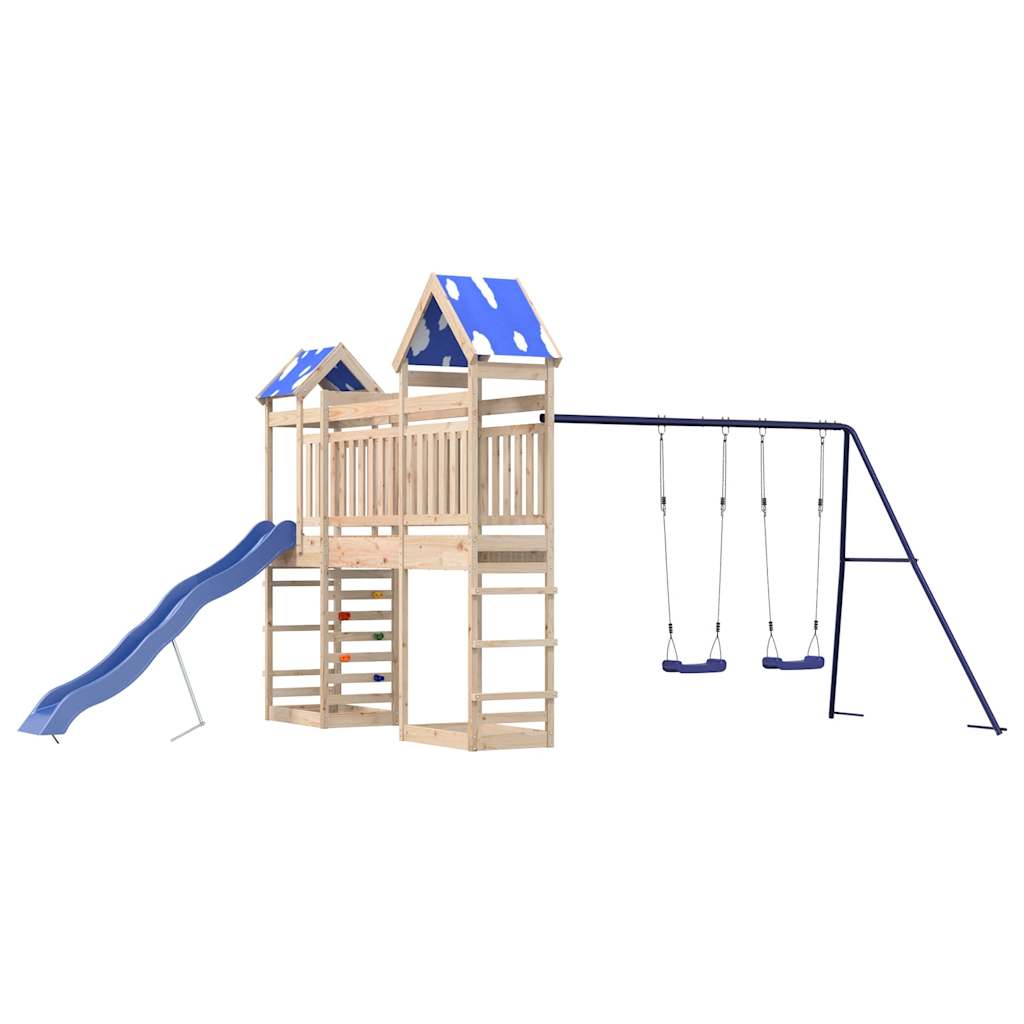 vidaXL Outdoor Playset Solid Wood Pine