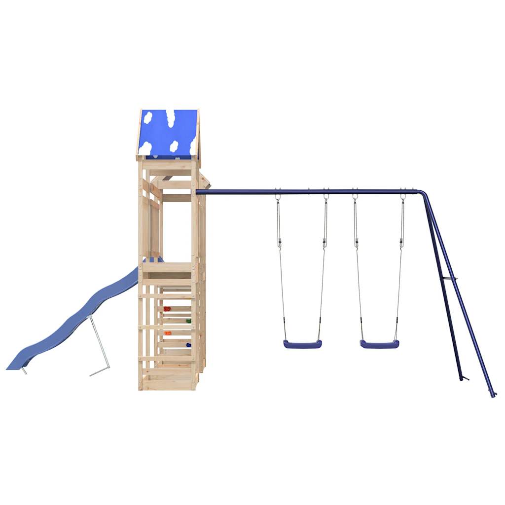 vidaXL Outdoor Playset Solid Wood Pine